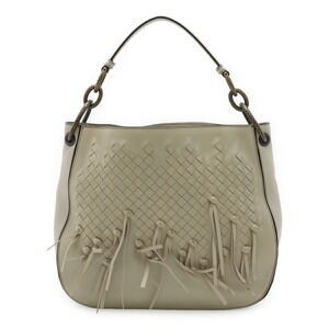 BOTTEGA VENETA Leather Intrecciato Shoulder Bag